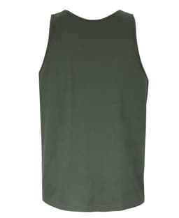 A green singlet with a simple design, featuring a plain back and no visible logos or branding.