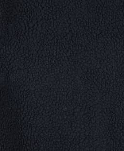 A textured black fleece fabric, showcasing a soft, warm surface suitable for hoodies.