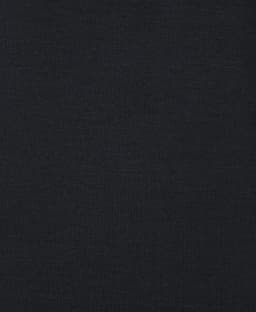 A dark grey cardigan made from a textured fabric, featuring an antibacterial design and a logo.