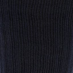 A close-up of a black ribbed sock from the JB's Outdoor Sock 3 Pack, featuring a branded logo.