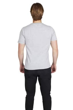 A light grey Men's Hanley T-shirt displayed from the back, featuring a simple design and short sleeves.
