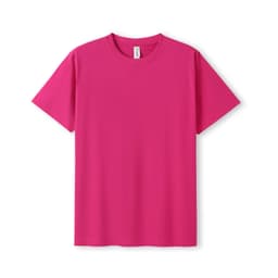 A pink modern fit T-shirt for men or unisex, featuring short sleeves and no visible logos.