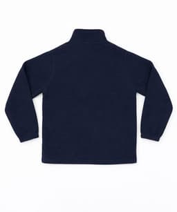 A navy blue Everest Polar Fleece 1/4 zip jacket with a soft texture and a plain back design.