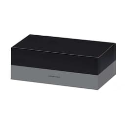 A black box with a grey base, featuring a logo, containing the LuminaPro Torch product.