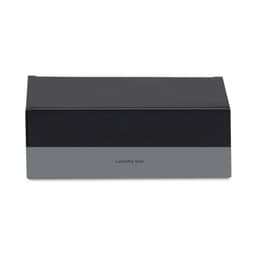 A black box with a grey base, featuring the product name 'LuminaPro Torch' displayed on the front.