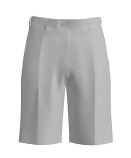 Tailored school shorts in grey, featuring a sleek design and FlexiWaist for comfort. Includes a logo on the waistband.