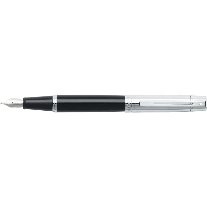 110473_sheaffer_300_glossy_black_chrome_cap_chrome_mfp