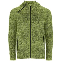 A vibrant green Everest Sweat Jacket with a zippered front and hood. It features two side pockets and black detailing.