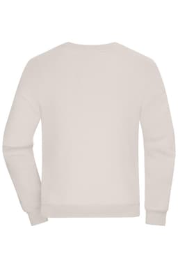An oversized sweat in a light beige colour, featuring a simple design and no visible branding.