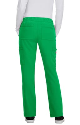 Green Buttercup Pant featuring a relaxed fit and multiple pockets, displayed from the back.