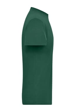 A green men's t-shirt with a classic fit, featuring a crew neckline and short sleeves. The shirt includes a logo.