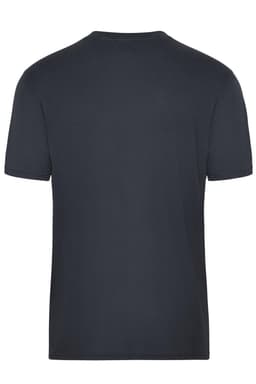 A men's workwear t-shirt in black, featuring a simple design with no visible logos or branding on the back.