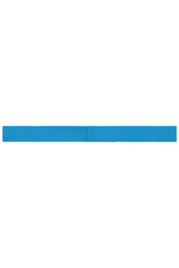 A blue ribbon for promotional use, featuring a smooth fabric texture and a plain design.