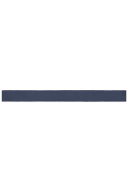 A navy ribbon for promotional use, designed for attaching to hats. Features a simple, unembellished design.