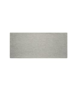 A grey Bio Cotton headband with a textured finish and a small logo in one corner.