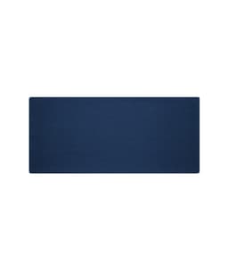 A navy blue Bio Cotton headband featuring a simple design and a branding logo.
