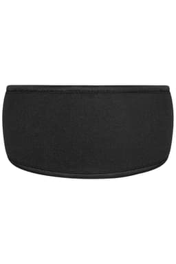 A black Thinsulate™ headband with a smooth, soft texture and a simple design, featuring a logo.