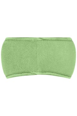 A green Thinsulate™ headband featuring a soft, textured fabric, designed for warmth. It includes visible branding.