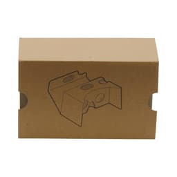 A brown cardboard box with an illustration of virtual reality glasses on the front.
