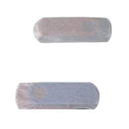 Two rolls of tissue wrap in pink and blue, each wrapped in clear plastic. Features a logo on the packaging.