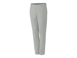 Light grey sport pants with a classic fit, featuring a button closure and a logo. Ideal for active wear.