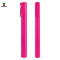 A Jumbo Highlighter Pen in vibrant pink, featuring a textured grip and a cap. Includes a logo at the top.