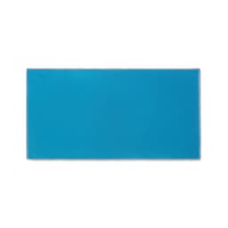 A rectangular product in vibrant blue with a smooth texture. It has a simple design and a minimal edge.