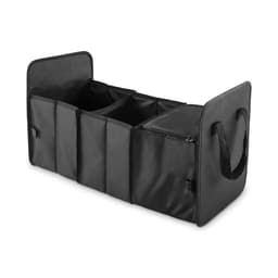 A black organiser with multiple compartments and handles, designed for storage and utility. Ideal for keeping items tidy.