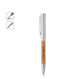 Corko – Cork and metal ballpoint pen with twist mechanism