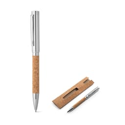 Corko – Cork and metal ballpoint pen with twist mechanism