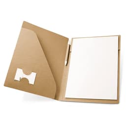 Poe – A4 document folder made from 100% recycled paper (450 g/m²)