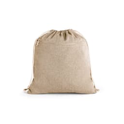 Chancery – Drawstring bag in recycled cotton (70%), polyester (30% rPET) (140 g/m²)