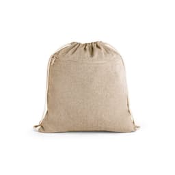 Chancery – Drawstring bag in recycled cotton (70%), polyester (30% rPET) (140 g/m²)