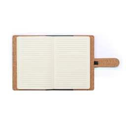 Fielding – A5 folder in cork and recycled polyester (100% rPET) with removable notebook