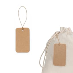 Label Rectangular – Label made from 100% recycled paper (700 g/m²) in a rectangular shape