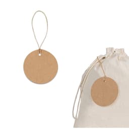Label Round – Label made from 100% recycled paper (700 g/m²) in a circular shape