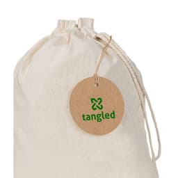 Label Round – Label made from 100% recycled paper (700 g/m²) in a circular shape
