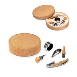Moreto – Wine set with 4 pieces in bamboo, stainless steel and ABS