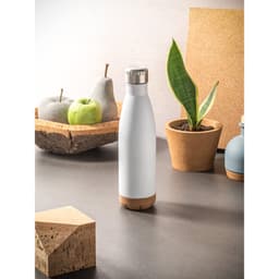 Solberg – Stainless steel thermos and cork base 560 mL