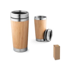 Pietro – Bamboo and stainless steel travel cup 500 mL