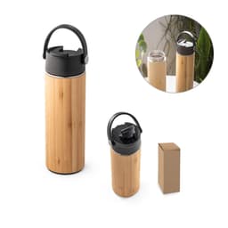 Laver – Thermos bottle in bamboo, stainless steel and PP 440 mL