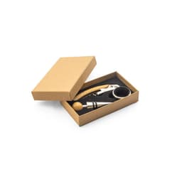 Savory – Bamboo and stainless steel wine set