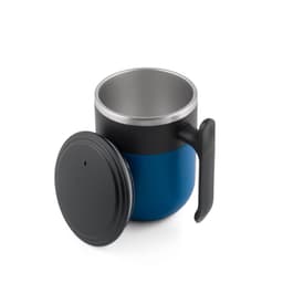 Maldini – Travel mug with a stainless steel interior and a matt finish, 400 mL