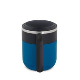 Maldini – Travel mug with a stainless steel interior and a matt finish, 400 mL