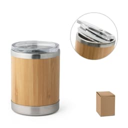 Lycka – Bamboo and stainless steel cup 350 mL