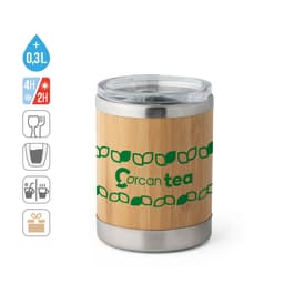 Lycka – Bamboo and stainless steel cup 350 mL