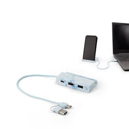 Berners Hub – Recycled PET (100% rPET) hub with main inputs and outputs