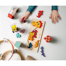 Diplodoco – Dinosaur-shaped puzzle in pine plywood