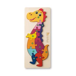Diplodoco – Dinosaur-shaped puzzle in pine plywood