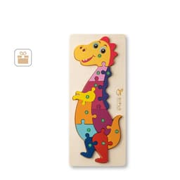 Diplodoco – Dinosaur-shaped puzzle in pine plywood